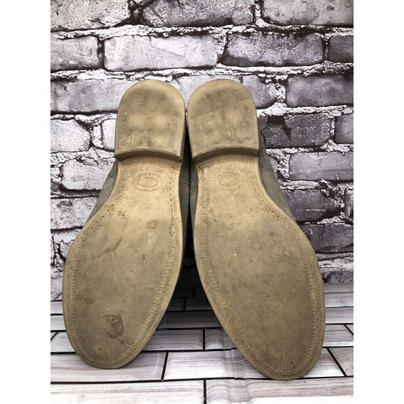 Anthropologie Howsty Gray Suede Western Heel Ankle Boots Women’s Sz 39EU/8.5M US - Picture 13 of 16